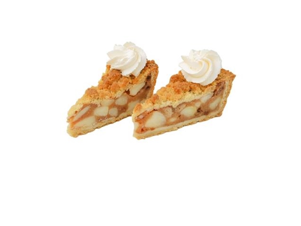 Appelkruimel gebakspunt slagroom (2)&nbsp;