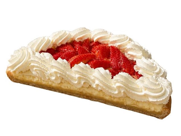 Aardbeienvlaai Half